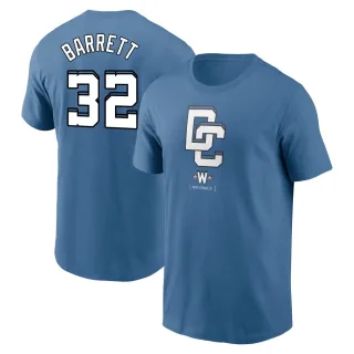 Men's Washington Nationals Aaron Barrett Blue 2025 City Connect Fuse T-Shirt