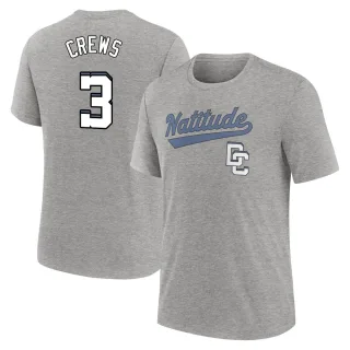 Men's Washington Nationals Dylan Crews Charcoal Heather 2025 City Connect T-Shirt