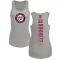 Women's Washington Nationals Aaron Barrett Ash Backer Tank Top