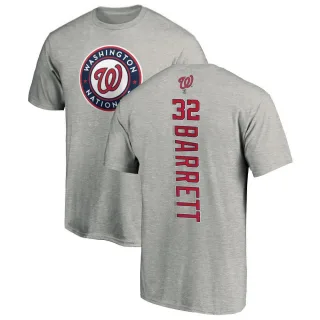 Youth Washington Nationals Aaron Barrett Ash Backer T-Shirt