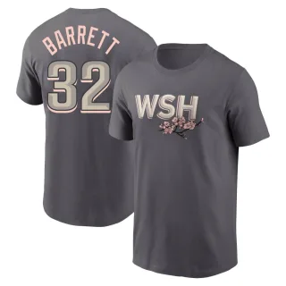 Youth Washington Nationals Aaron Barrett Gray 2022 City Connect T-Shirt
